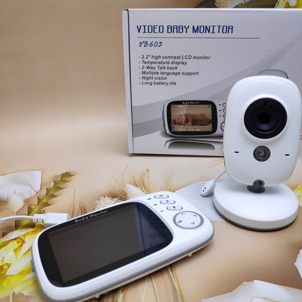 Видео няня беспроводная Video Baby monitor VB-603 (датчик температуры, ночное  видение, 8 колыбельных, 2-х сторонняя связь) купить в Минске, Бресте,  Гродно, Могилеве, Витебске, Гомеле | цены на Lamantin.by