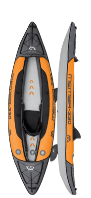 Каяк надувной одноместный Aqua Marina Memba-330 10.10