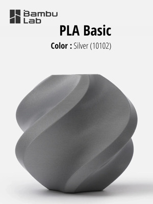 Пластик для 3D-печати PLA Basic-Silver -SPLFREE