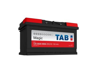 Аккумуляторная батарея марки  TAB 85Ah+R MAGIC MF EN800A L4b BBB B13 (6СТ-85 АЗ (0))