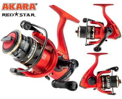 Катушка безынерционная Akara Red Star 3000 5+1bb