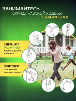 Палки для скандинавской ходьбы S-Maker / складные треккинговые (чёрно-красный)