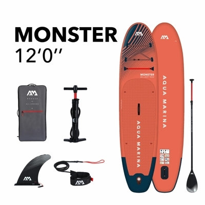 Доска SUP Board надувная (Сапборд) Aqua Marina Monster 12.0 (366см)
