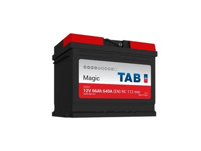 Аккумуляторная батарея марки  TAB 66Ah+R MAGIC MF EN640A L2 BBB B13 (6СТ-66 АЗ (0))